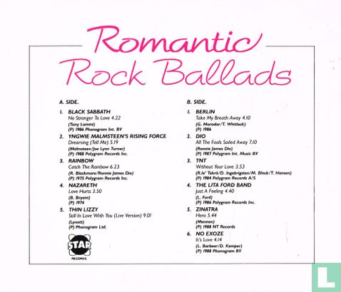 Romantic Rock Ballads - Afbeelding 2