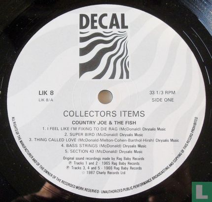 Collectors Items: The First three EP's (The early Country Joe McDonald recordings) - Afbeelding 3