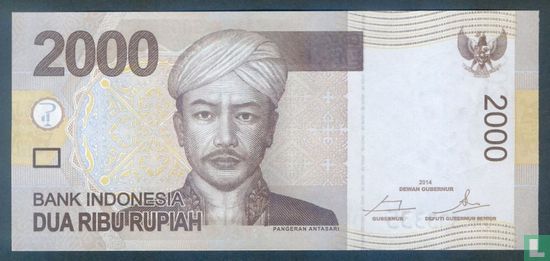Indonésie 2.000 Rupiah 2014 - Image 1
