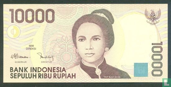 Indonesia 10,000 Rupiah 2005 - Image 1