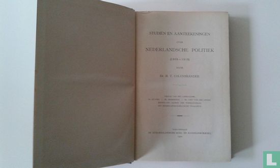 Studiën en aantekeningen over Nederlandsche politiek 1909-1919 - Image 3
