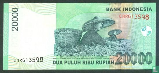 Indonesië 20.000 Rupiah 2005 - Afbeelding 2