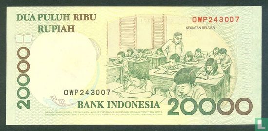 Indonesia 20,000 Rupiah 2003 - Image 2