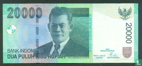 Indonesia 20,000 Rupiah 2006 - Image 1