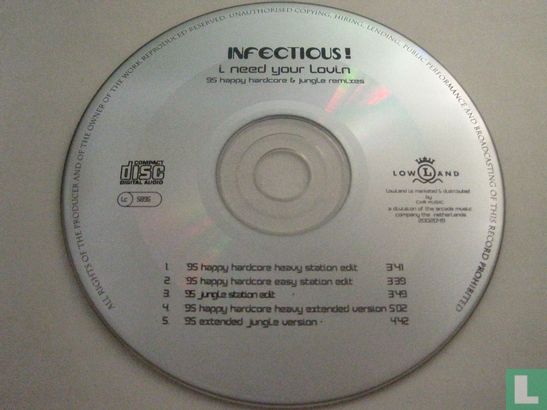 I Need your Lovin' (like the sunshine) ('95 Happy Hardcore & Jungle Remixes) - Image 3
