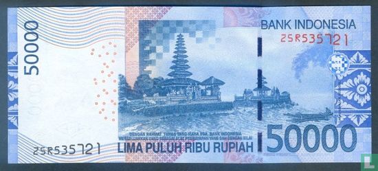 Indonesia 50,000 Rupiah 2014 - Image 2