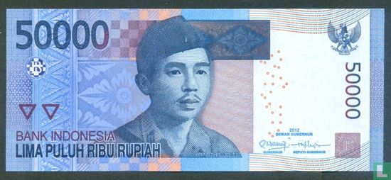 Indonesia 50,000 Rupiah 2012 - Image 1