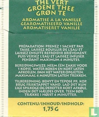 Grüner Tee aromatisiert Vanille - Afbeelding 2