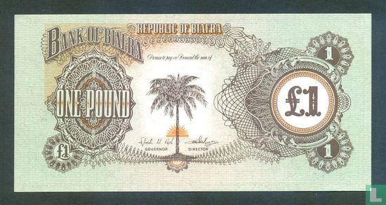 Biafra 1 Pound ND (1968-69) - Image 1