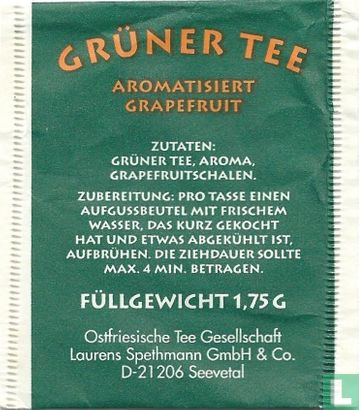 Grüner Tee aromatisiert Grapefruit  - Bild 1