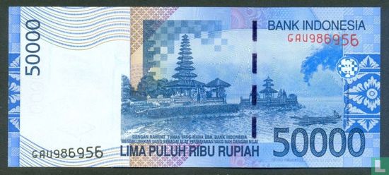 Indonesia 50,000 Rupiah 2005 - Image 2