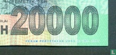 Indonésie 20.000 Rupiah 2007 - Image 3