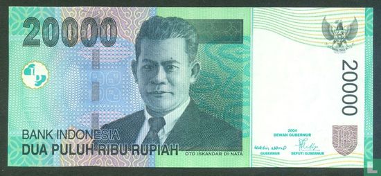 Indonesia 20.000 Rupiah 2008 - Image 1