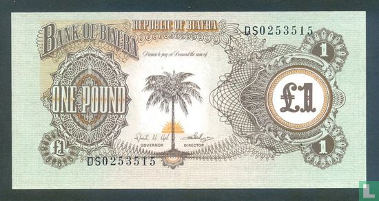 Biafra 1 Pound  - Image 1