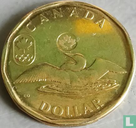 Canada 1 dollar 2014 "2012 Summer Olympics in London and 2014 Winter Olympics in Sochi" - Afbeelding 2