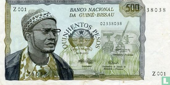 Guinea-Bissau 500 Pesos 1975 - Image 1
