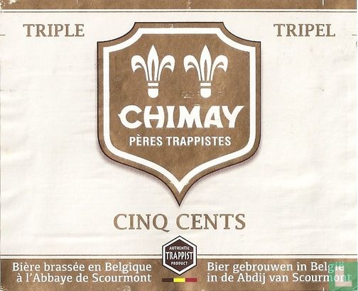 Chimay triple Cinq Cents - Afbeelding 1