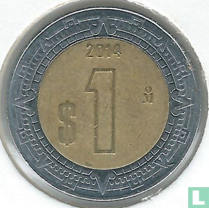Mexico 1 Peso 2014 - Bild 1