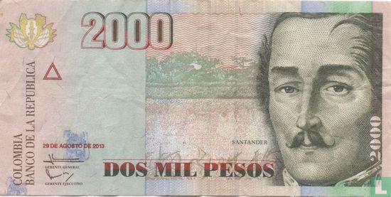 Kolumbien 2.000 Pesos 2013 - Bild 1