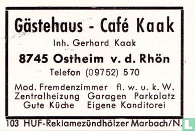 Café Kaak - Gerhard Kaak
