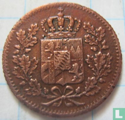 Bavaria 1 pfennig 1852 - Image 2