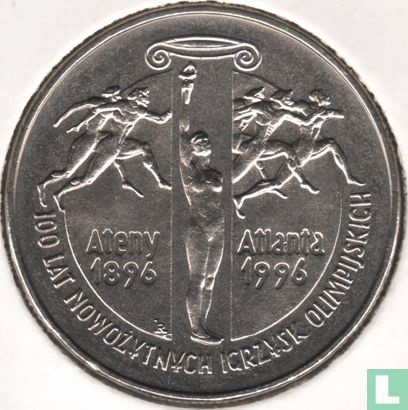 Pologne 2 zlote 1995 "100th anniversary Modern Olympic Games" - Image 2