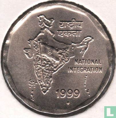 Inde 2 Roupie 1999 (Mumbai) - Image 1