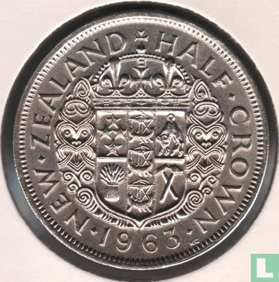 Nieuw-Zeeland ½ crown 1963 - Afbeelding 1