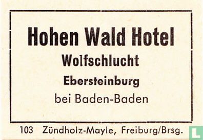 Hohen Wald Hotel