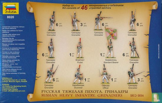 Russian Heavy Infantry. Grenadiers 1812-1814 - Afbeelding 2