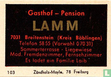 Gasthof - Pension Lamm