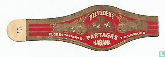 Belvedere - Voor de Tabacos de Partagas y Compañia Habana - Afbeelding 1