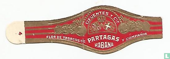 Cifuentes y Cia. - Flor de Tabacos de Partagas y Compañia Habana - Image 1