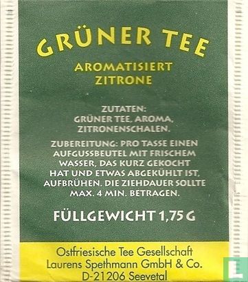 Grüner Tee aromatisiert Zitrone - Afbeelding 1