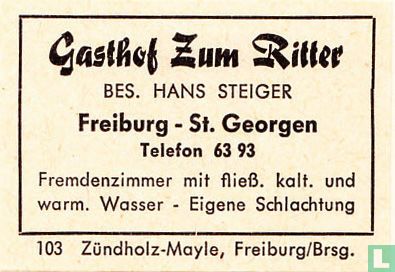 Gasthof Zum Ritter - Hans Steiger