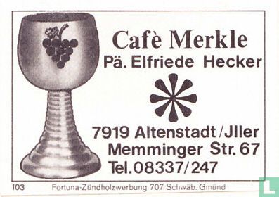 Café Merkle - Elfriede Hecker