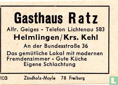 Gatshaus Ratz - Alfr. Geiges