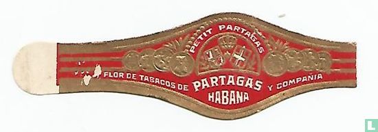 Petit Partagas - Flor de Tabacos de Partagas y Compañia Habana - Afbeelding 1