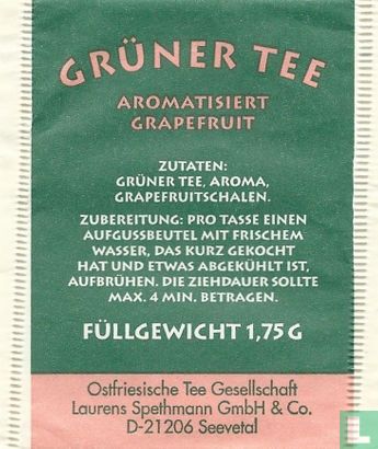 Grüner Tee aromatisiert Grapefruit - Image 1