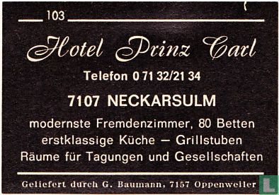 Hotel Prinz Carl