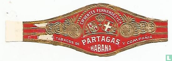 Cifuentes Fernandez y Ca. Flor de Tabacos de Partagas y Compañia Habana - Bild 1