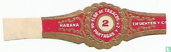 2 Flor de Tabacos de Partagas y Ca. - Habana - Cifuentes y Ca. - Afbeelding 1