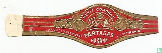 Petit Coronas - Flor de Tabacos de Partagas y Compañia Habana - Afbeelding 1