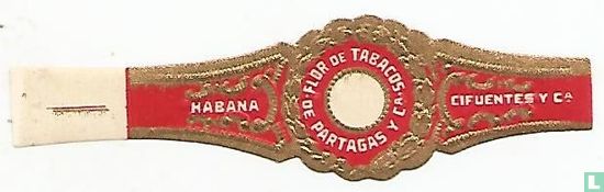 Flor de Tabacos de Partagas y Ca. - Habana - Cifuentes y Ca. - Afbeelding 1