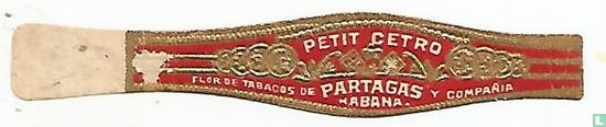 Petit Cetro - Flor de Tabacos de Partagas y Compañia Habana - Bild 1