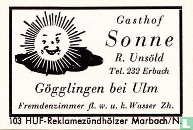 Gasthof Sonne - R. Unsöld