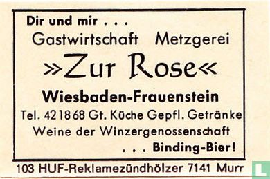 Gastwirtschaft Metzgerei "Zur Rose"
