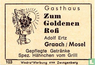 Zum Goldenen Ross - Adolf Ertz