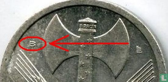 Frankrijk 2 francs 1943 (B) - Afbeelding 3