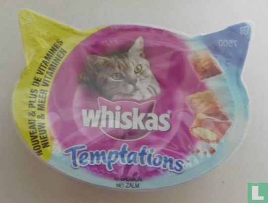 Whiskas Temptations Nieuw & Meer Vitaminen (blauw) - Afbeelding 1